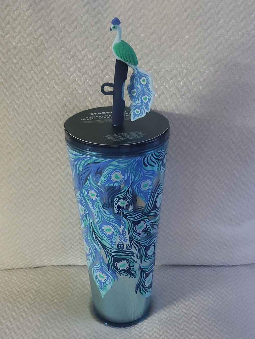 Starbucks Limited Edition 2024 Holiday Peacock Tumbler 24 oz